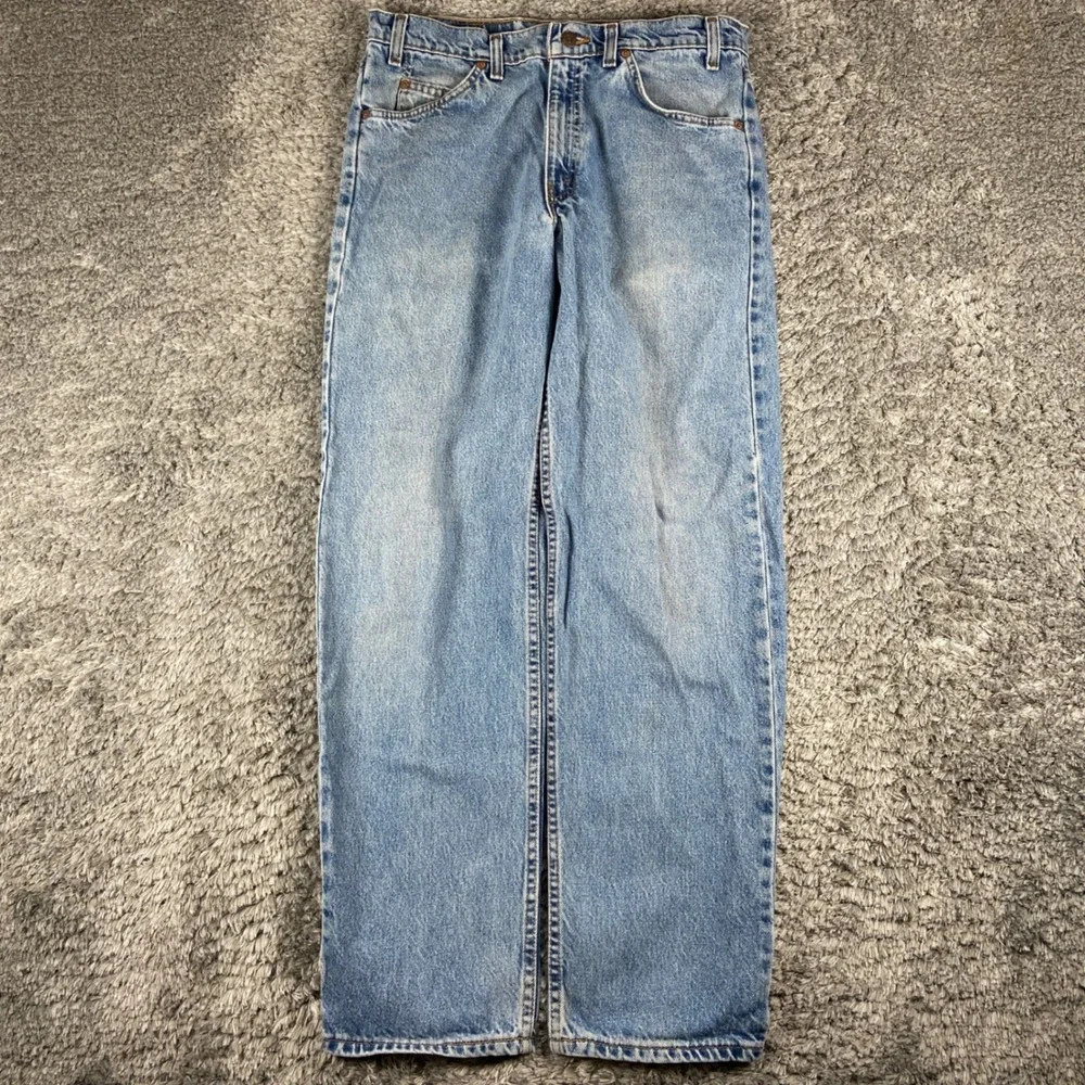 Vintage Levi's 550 Jeans Mens 34x32 Blue Relaxed Fit Orange Tab Cotton USA 90s